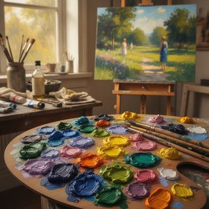 Master Your Palette: The Art of Custom Color Matching for Bespoke Impressionist Oil Reproductions