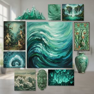10 Masterpieces Defined by Stunning Sea Green Tones