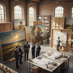 Custom Oil Painting Commissions: A Professional Procurement Guide for Large-Scale Hospitality & Corporate Art Projects