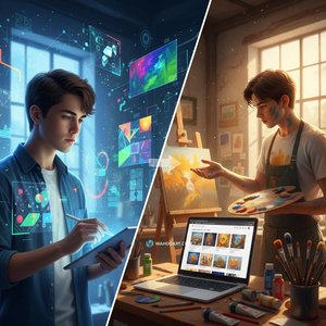 Digital vs Physical: How Art Students Choose the Optimal Selling Channel on ArtsDot.com – A Scholarly Guide to Market Strategy