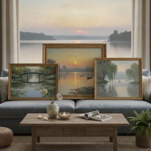 Serene Lake Scenes: Bringing the Tranquility of Water into Your Home through Impressionist Masterpieces