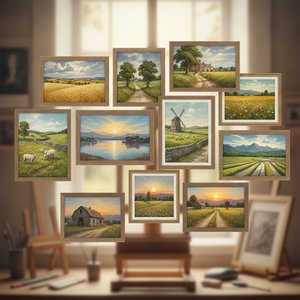 10 Breathtaking Artworks That Capture the Beauty of Rural Landscapes