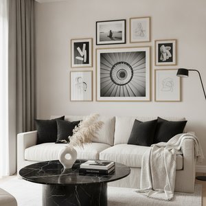 Timeless Elegance: A Designer's Guide to Decorating with Striking Black and White Art