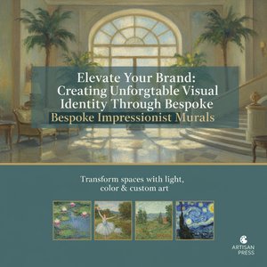 Elevate Your Brand: Creating Unforgettable Visual Identity Through Bespoke Impressionist Murals