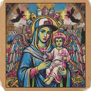Divine Remix: Reimagining Sacred Christian Iconography with a Bold, Modern Edge in Contemporary Pop Art