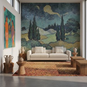 Beyond Impressionism: How Post-Impressionist Texture and Emotion Transform Modern Interiors