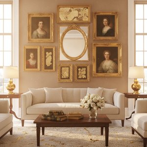 The Golden Touch: Elevating Your New Home with the Timeless Elegance of Gilded Frames