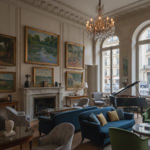 The Art of Atmosphere: Elevating Luxury Hotel Interiors with Timeless Impressionist Masterpieces