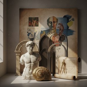 The Eloquence of Form: Exploring Aesthetic Principles & Historical Representations in Art
