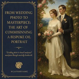 From Wedding Photo to Masterpiece: The Art of Commissioning a Bespoke Oil Portrait