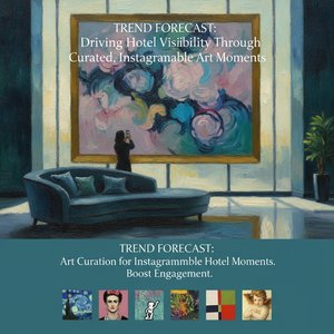 Trend Forecast: Driving Hotel Visibility Through Curated, Instagrammable Art Moments
