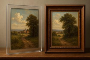 F.a.q.: Acrylic Vs. Wood Framing – A Collector's Guide To Timeless Elegance