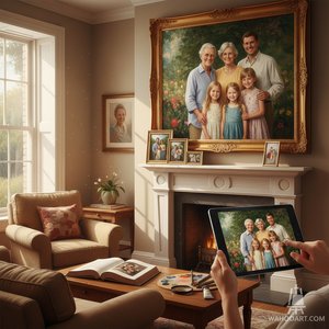 ArtsDot.com F.A.Q.: Create Bespoke Family Legacy Oil Portraits from Photos