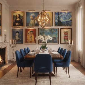 10 Iconic Masterpieces to Elevate Your Dining Room Decor