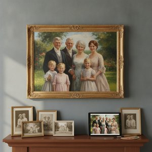 ArtsDot.com F.A.Q.: Bespoke Family Oil Portraits — Transform Photos into Timeless Fine Art Heirlooms