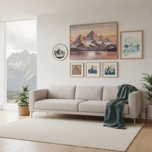 Elevate Your Space: Breathtaking Mountain View Artworks to Transform Your Home