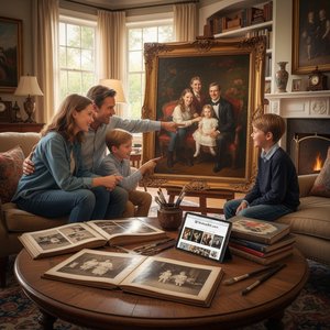 ArtsDot.com F.A.Q.: The Art of Commissioning Timeless Custom Family Oil Portraits from Your Private Archives