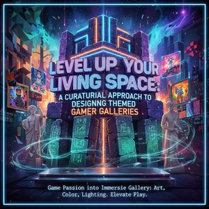 Level Up Your Living Space: A Curatorial Approach to Designing Themed Gamer Galleries