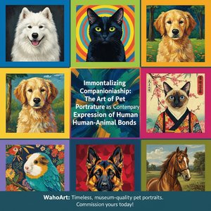 Immortalizing Companionship: The Art of Pet Portraiture as a Contemporary Expression of Human-Animal Bonds