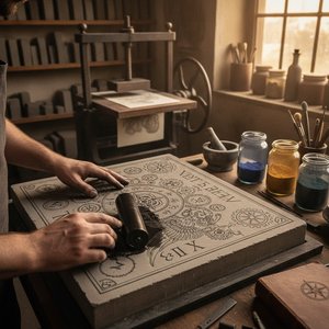 The Art of Lithography: Mastering the Alchemy of Stone, Ink, and Impression