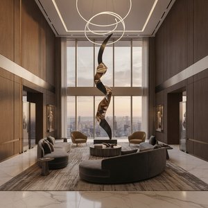 The Power of Presence: Elevating Luxury Interiors with Commanding Monumental Art