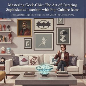 Mastering Geek-Chic: The Art of Curating Sophisticated Interiors with Pop Culture Icons