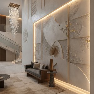 Tactile Elegance: The Rise of Plaster & Textured Art in Modern Luxury Hotel Design