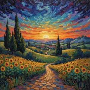 Beyond Impressionism: Exploring the Emotional Depth and Vibrant Textures of Post-Impressionist Landscapes