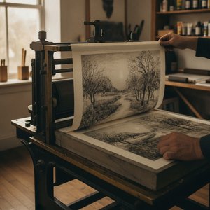 The Magic of Lithography: Capturing Light and Texture in Every Impressionist Print