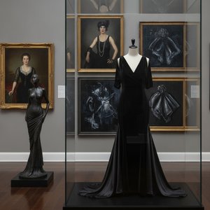Timeless Elegance: Unveiling the Chic Allure and Artistic Legacy of Black Dress Artworks