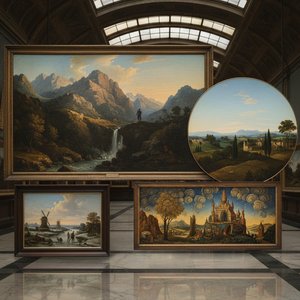Capturing the Sublime: A Historical Journey Through Scenic Views in Painting