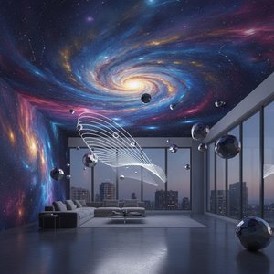 Cosmic Surge: The Bold Celestial Art Trend Set to Level Up Your Space