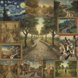 Pathways of Expression: 10 Iconic Artworks That Master the Theme of Roads