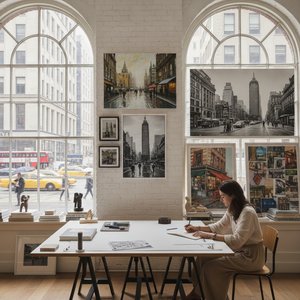 Capturing the Pulse of the City: An Interior Designer's Guide to Inspiring Street Scene Artworks