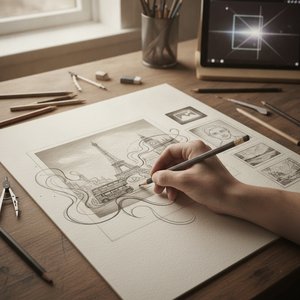 From Pixel to Pencil: Authentic Sketch Transformations for Enduring Memories