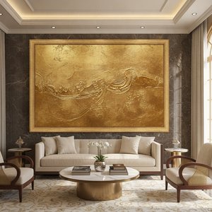 Gilded Elegance: How Gold Background Artworks Transform Luxury Interiors with Timeless Radiance