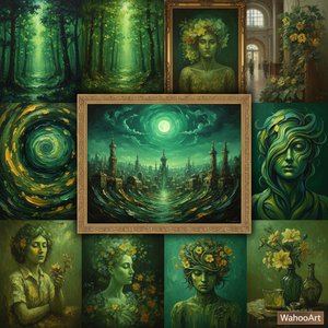 Emerald Visions: Top 10 Paintings Dominated by Cadmium Green |