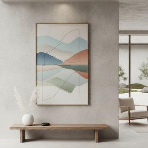 The New Minimalism: Transforming Modern Interiors with AI-Driven Masterpieces and Bespoke Oil Artistry