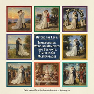 From Wedding Photo to Oil Masterpiece: Transform Your Memories into Timeless Art