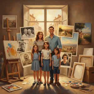 ArtsDot.com F.A.Q.: The Connoisseur's Guide to Merging Multiple Photos into One Masterpiece Oil Painting