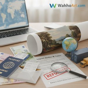 ArtsDot.com F.A.Q.: Hassle-Free International Customs & Duty Reimbursement