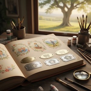 Beyond Portraiture: Commemorate Life's Stories with Hand-Painted Art & Engraved Legacy Plates