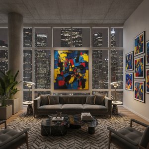 Level Up Your Space: High-Impact Bold Art for a Luxury Urban Vibe