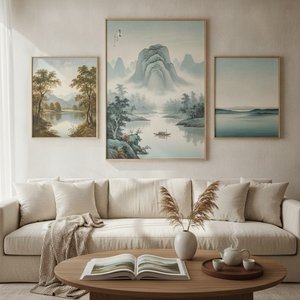Serene Masterpieces: The Art History of Tranquil Landscapes and Their Transformative Power in Interior Design