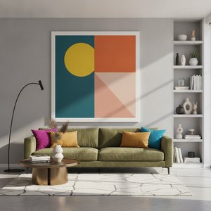 Bold & Bright: The Professional Decorator’s Guide to Transforming Spaces with Striking Color Block Art