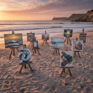 Sun, Sand, and Soul: 10 Stunning Artworks That Capture the Magic of the Beach
