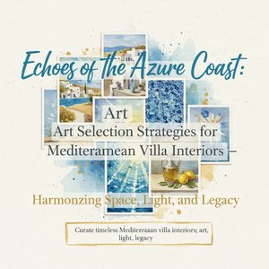 Echoes of the Azure Coast: Art Selection Strategies for Mediterranean Villa Interiors – Harmonizing Space, Light, and Legacy