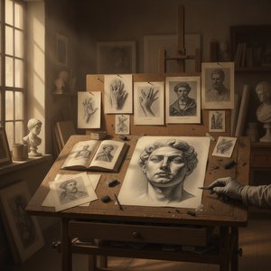 Mastering Charcoal: The History, Technique, and Chiaroscuro Power of Black and White Art