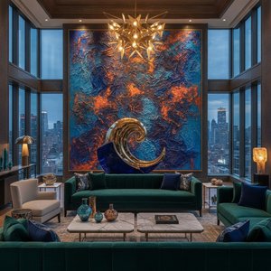 Bold Expressions: The Art of Transforming Luxury Interiors with High-Impact Masterpieces