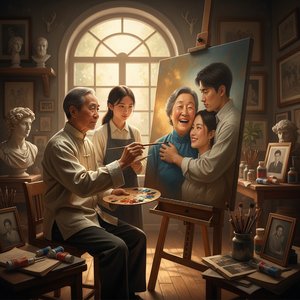Beyond Likeness: Heirloom Portraits Crafted by ArtsDot's Master Artists